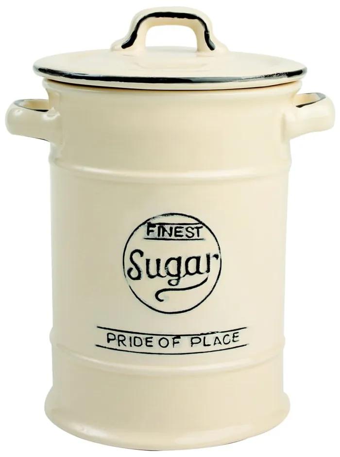 Krémovobiela keramická dóza na cukor T&G Woodware Pride of Place