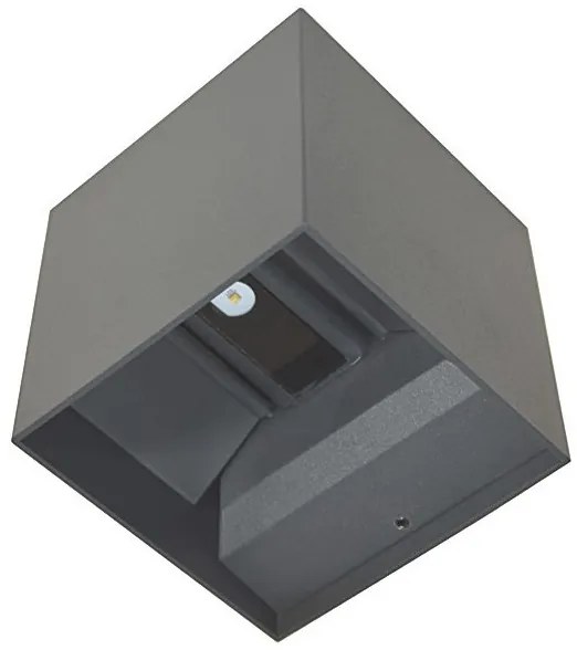 LED Vonkajšie nástenné svietidlo KREON 2xLED/3W/230V IP54 3000K antracit