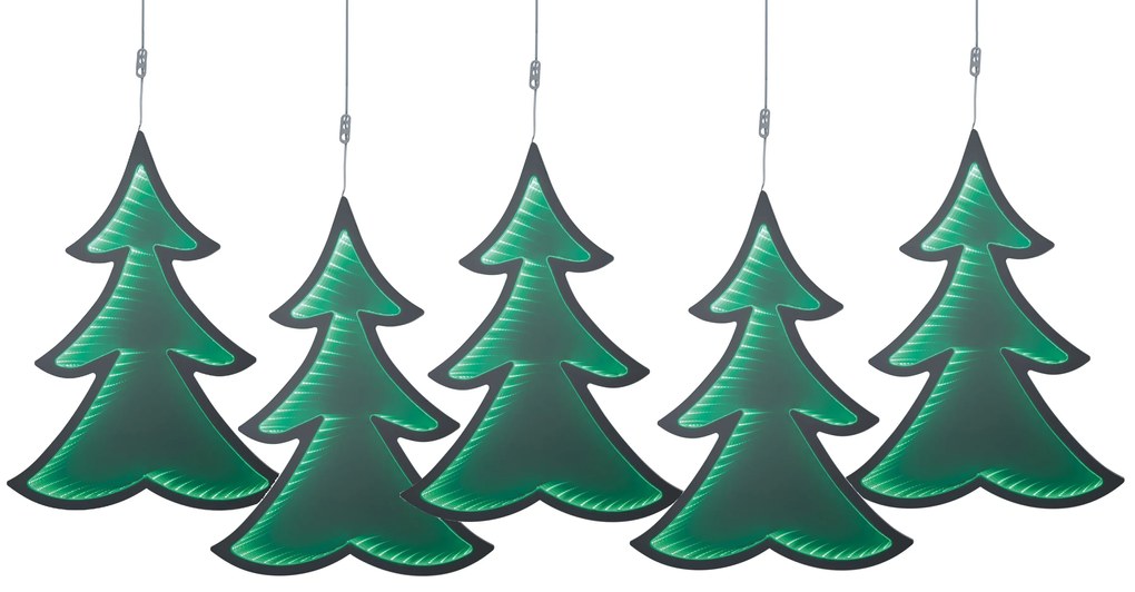 Livarno home Vianočná LED dekorácia, strom, 5 kusov (800007716)