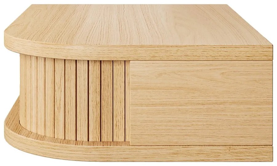 Nočný stolík v dekore duba v prírodnej farbe Farsta - Woodman