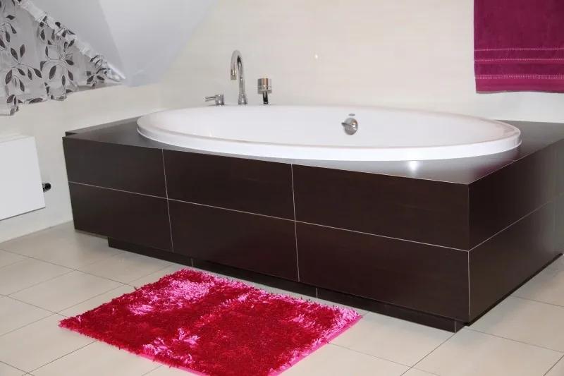 DomTextilu Kúpeľňové predložky v cyklamenovej farbe 5346-14342 Ružová  50 x 70 cm