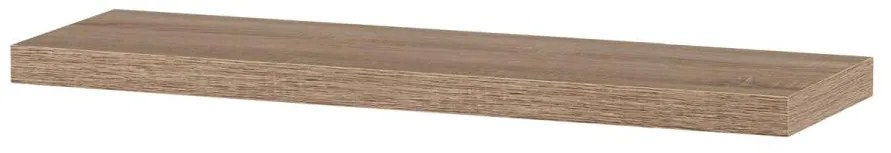 Polička nástenná 90 cm, MDF, 3D dekor dub sonoma, baleno v ochranej fólii - P-013 SON1