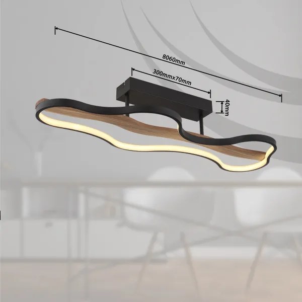 Globo 67181D - LED Prisadený luster BEZZY LED/30W/230V