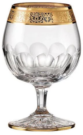 Bohemia Crystal Ručne brúsené poháre na brandy Romantic 220ml (set po