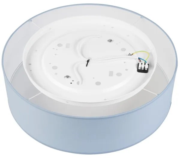 Stropné svietidlo SIRJA PASTEL 2xE27/60W/230V pr. 45 cm modrá