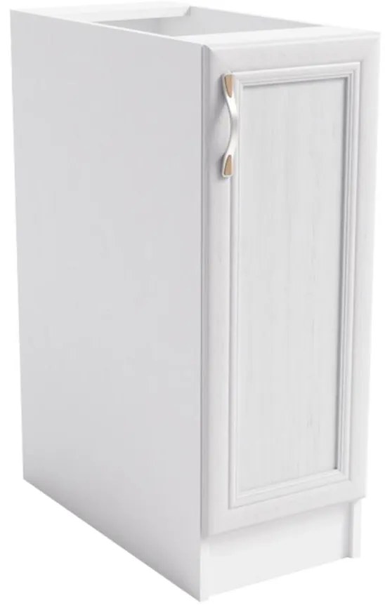 Skrinka do kuchyne Sycylia D30 P biela/dub lancelot