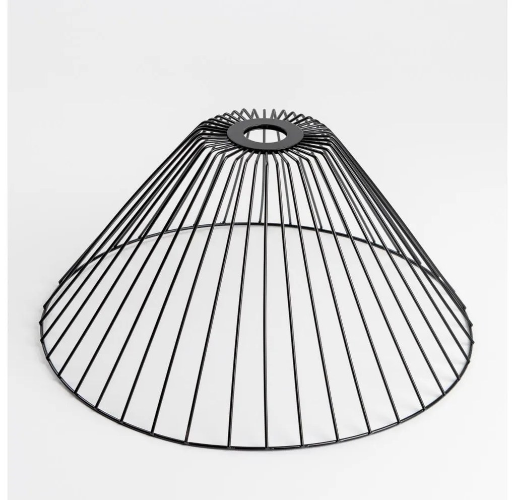 Univerzálne tienidlo CURITIBA, priemer 45 cm, čierne