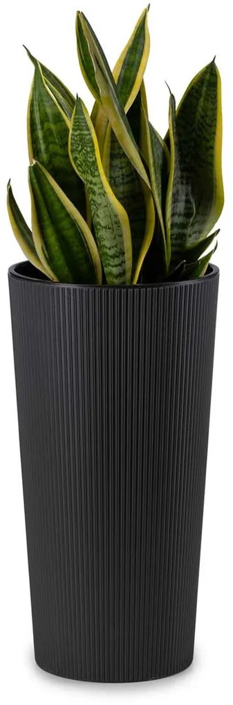 Súprava 2 kvetináčov URBANICA ECO čierna