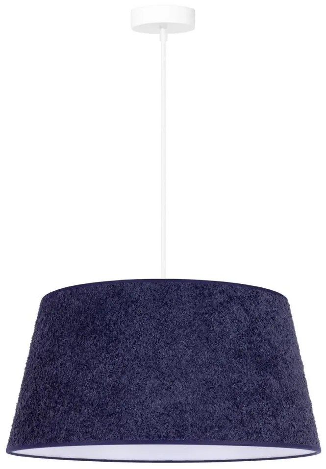 Duolla - Luster na lanku BOUCLE 1xE27/15W/230V pr. 50 cm modrá