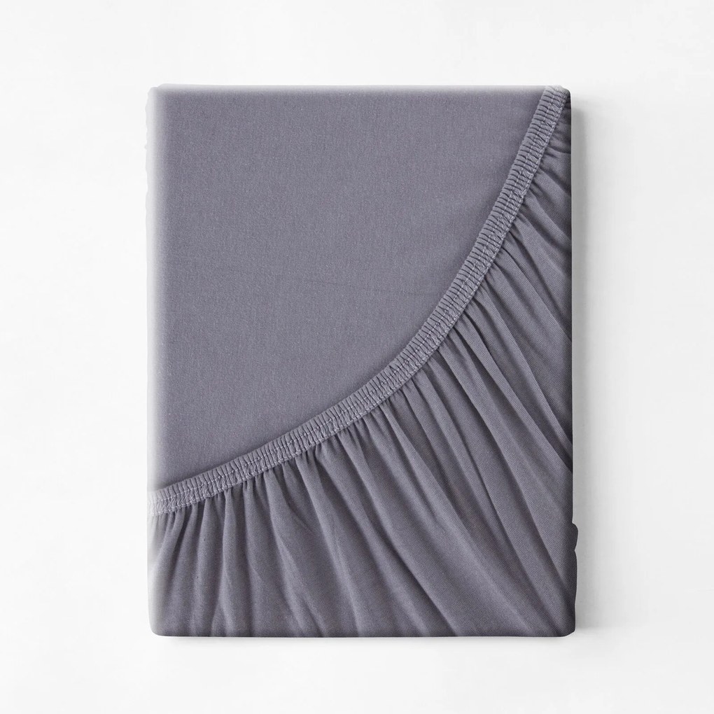 JERSEY PRESTIERADLO JERSEY3 220X240 CM TMAVOSIVÉ