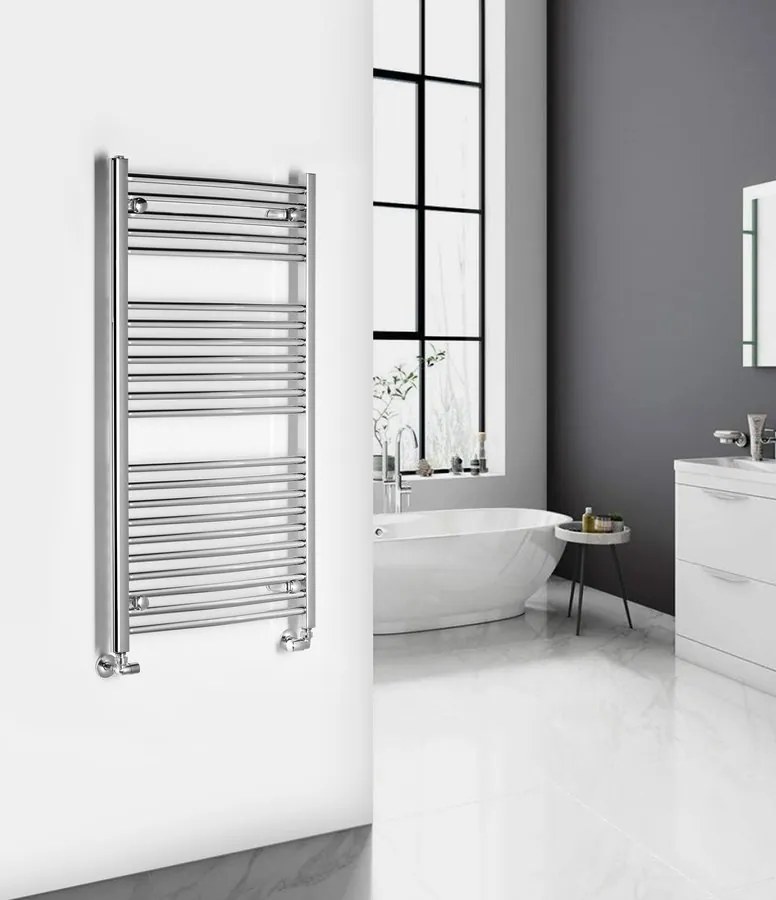 Aqualine Aqualine, ALYA vykurovacie teleso oblé 600x1110mm, chróm, LLC202
