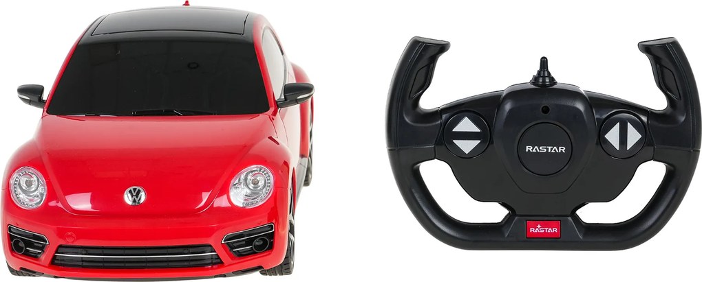Auto na diaľkové ovládanie Volkswagen Beetle 1:14 RASTAR červené