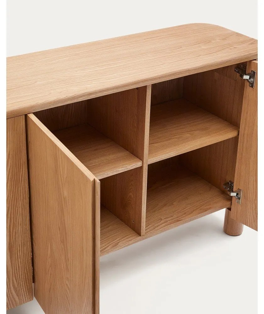 Komoda v dekore jaseňa v prírodnej farbe 200x79x40 cm Salaya – Kave Home