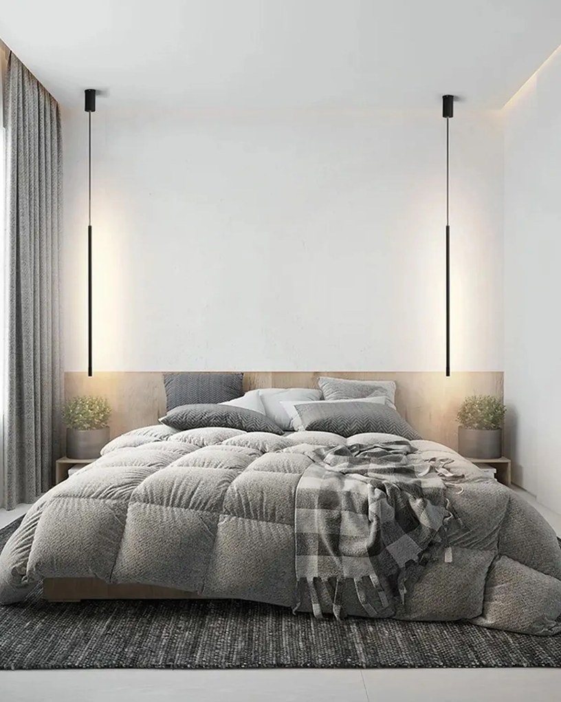 Toolight Toolight, LED stropné svietidlo 100cm, 18W, APP1449-C, čierna matná, OSW-04186