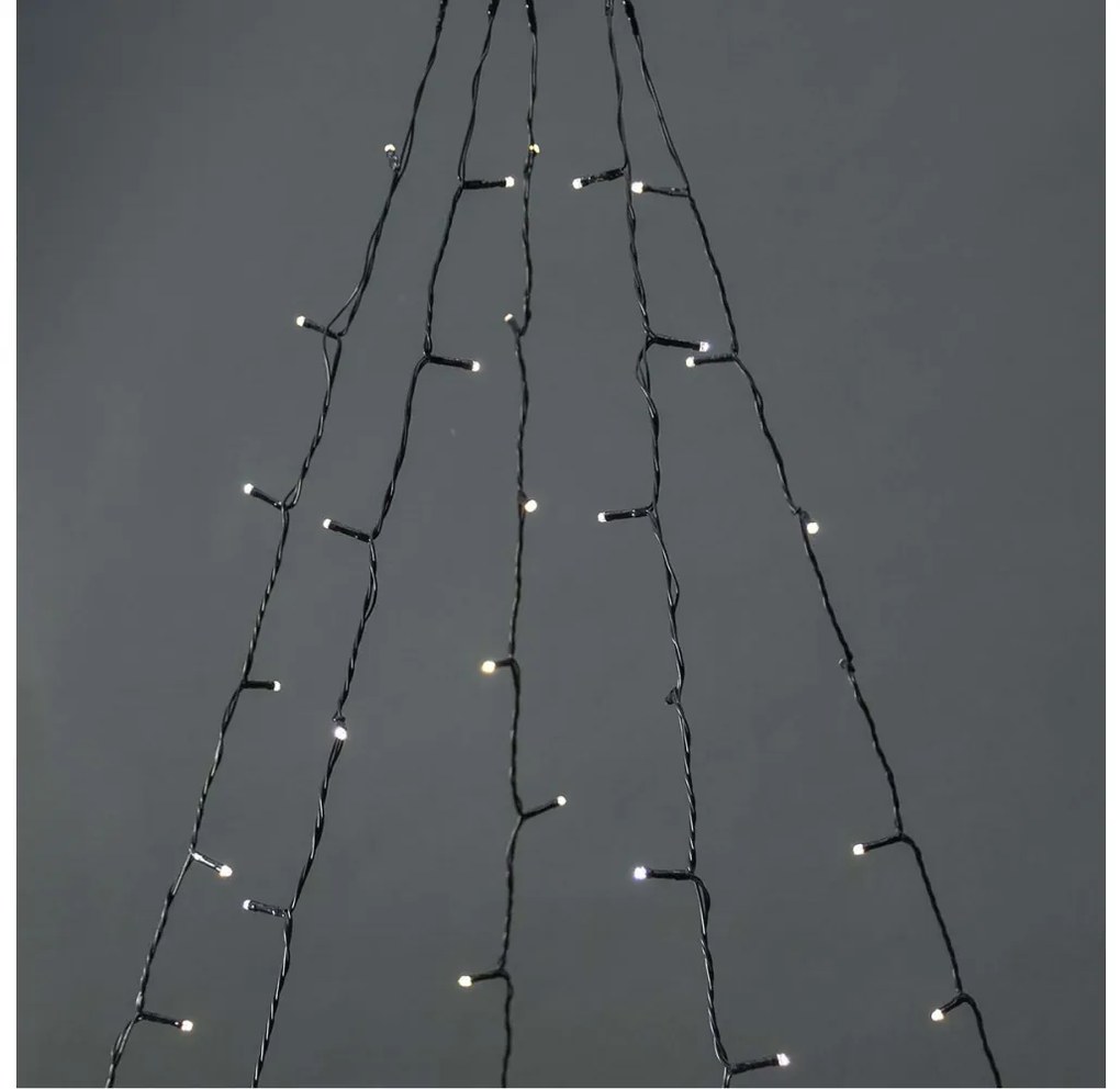 Nedis WIFILXT11W200 - LED Vianočný záves 200xLED/8 funkcií 5x7m IP65 Wi-Fi Tuya