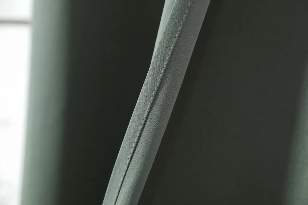 Záves OXFORD 140x270 cm, sivozelený Zavesenie: Riasiaca páska