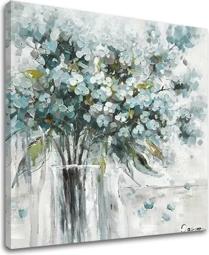 Obraz na plátne KVETY VO VÁZE 1 dielny XOBCH1673WE1 - 80x80 cm