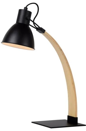 Lucide 03613/01/30 - Stolná lampa CURF 1xE27/60W/230V čierna