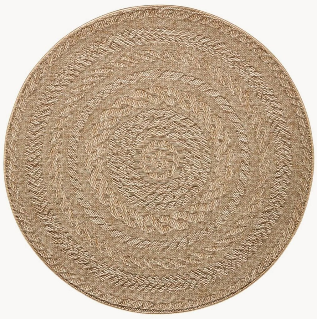 Okrúhly koberec do interiéru/exteriéru Almendro