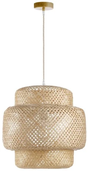 ONLI - Luster na lanku BAMBOO 1xE27/22W/230V bambus