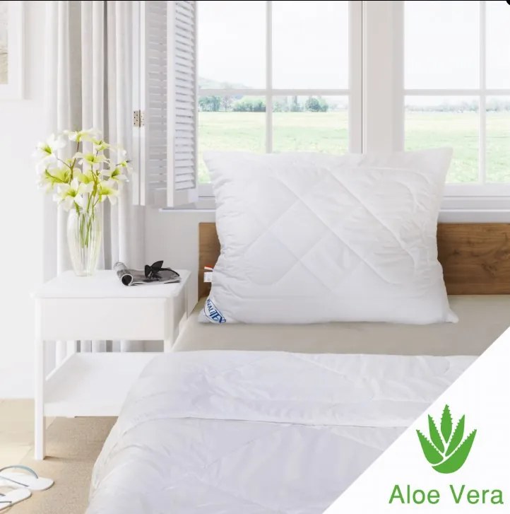 Eko výmena-SET SUMMER ALOE VERA paplón + vankúš, 140x200, 70x90cm