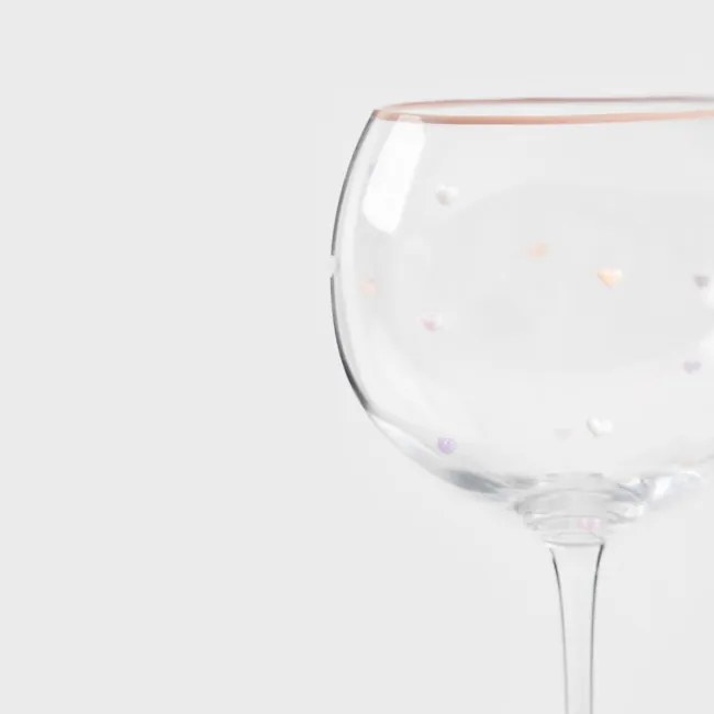 Pohár AMANTI so srdcami 731747 550 ml