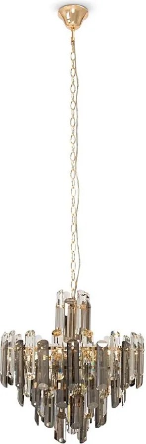 Maytoni DIA200PL-06G - Luster na reťazi FLARE 6xE14/40W/230V