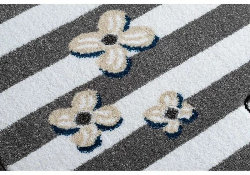 Detský kusový koberec Petit C549 Birds grey, 160x220, šedá, detská izba, Dywany Łuszczów