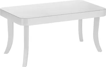 Detský obdĺžnikový stôl biele nožičky 47 cm Drevo