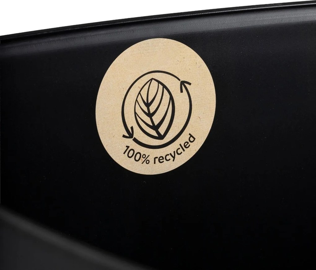 Plastový květináč s podmiskou Cubi 16x16 cm - výber z 6 prevedení