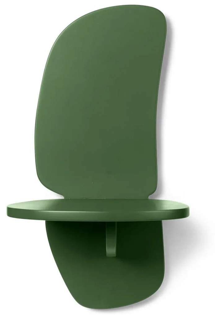 Ferm Living Nástenná polica Pilu Verdant Green Large