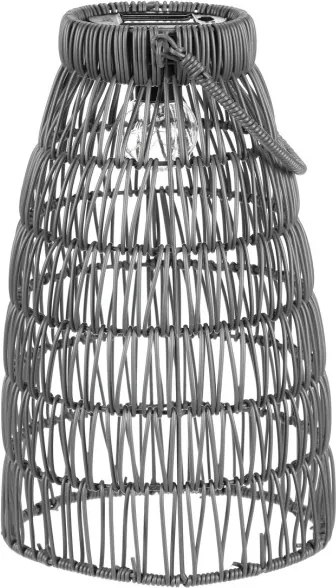 Set dvoch solárnych lampášov sivý PLA102 GREY (2 ks)