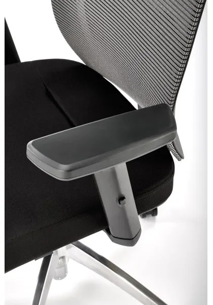 Kancelárska stolička ELMIR čierna/sivá