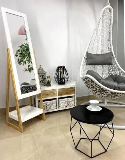 Bestent Zrkadlo 149cm White Cogitatio