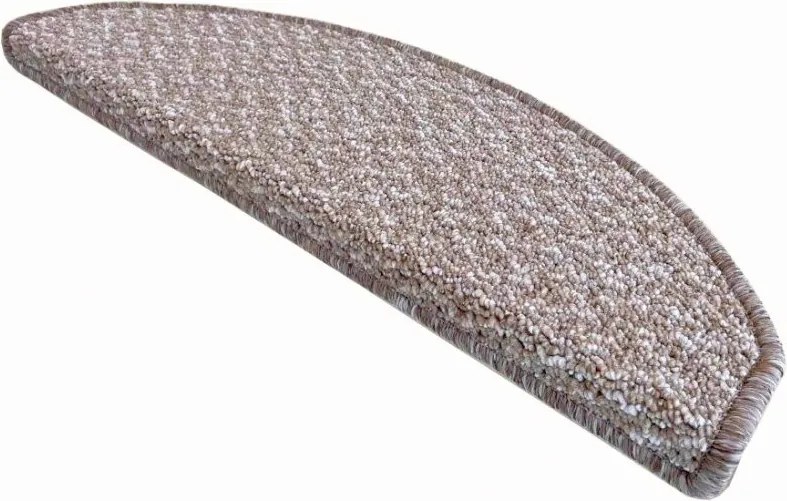 DOPREDAJ: 28x65 půlkruh cm Nášlapy na schody Toledo béžové půlkruh, samolepící - 28x65 polkruh (rozmer vrátane ohybu) Vopi