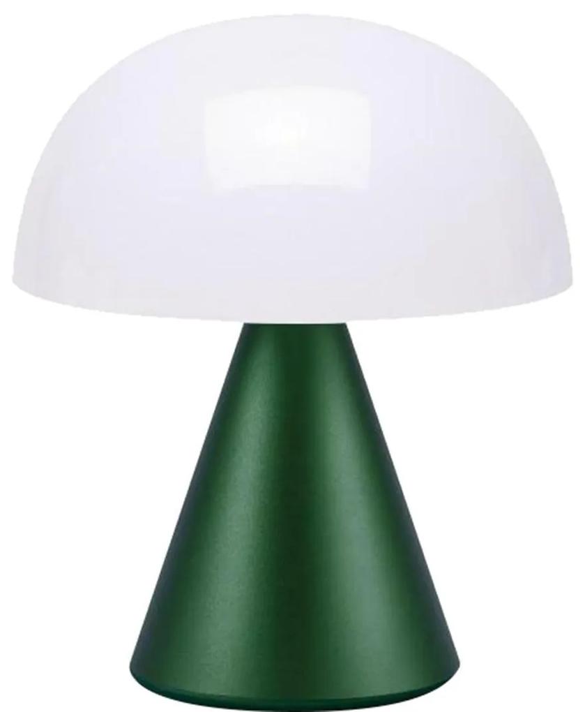 LED-lampa „Mina M Dark Green", Ø 9,2, výš. 11 cm