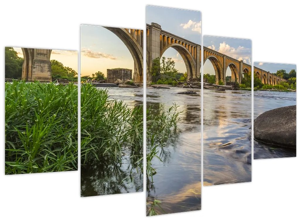 Obraz - Richmondský železničný most (150x105 cm)