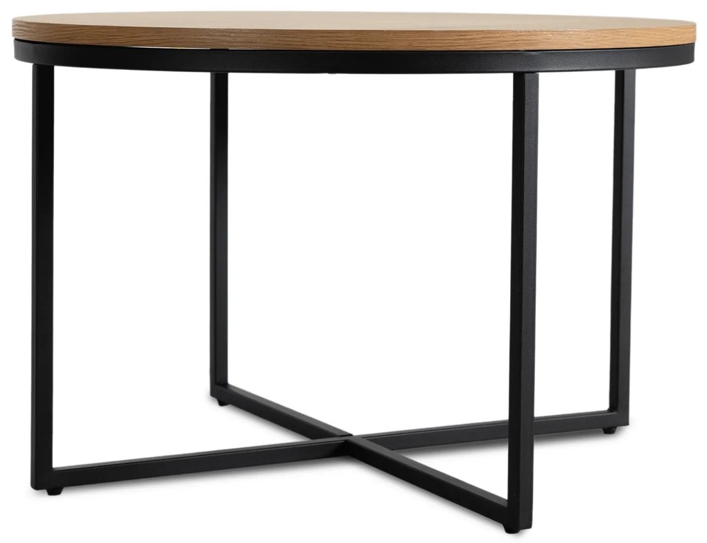 PROXIMA.store - Okrúhly konferenčný stolík HANTEL FARBA: čierna