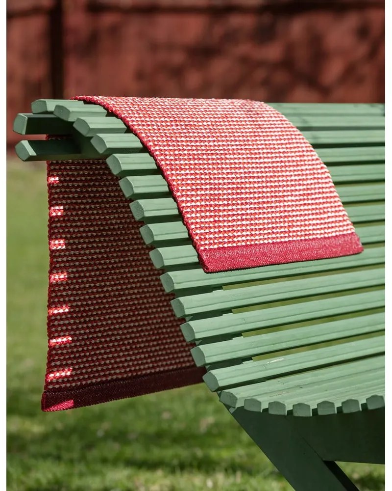 Červený vnútorný a vonkajší behúň 70x200 cm Effi Dark Red – Pappelina