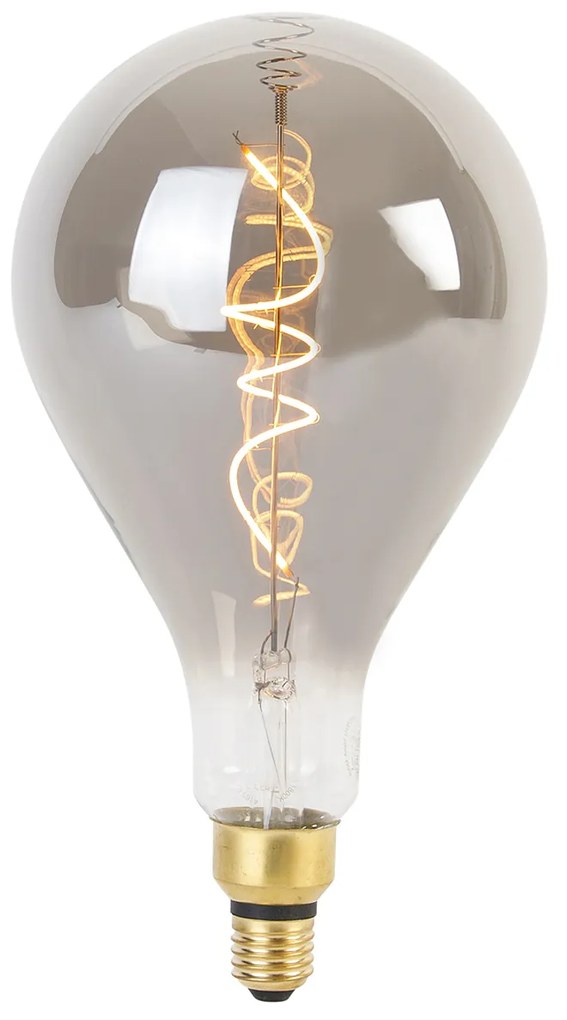 E27 Stmievateľná LED žiarovka so špirálovým vláknom A165 Dymová 4W 120lm 1800K