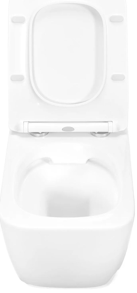 Rea Martin - závesná WC misa Rimless 51x37 s pomaly-padajúcim sedátkom, biela, REA-C8006