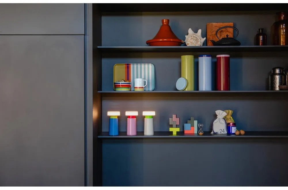 Ružová LED stmievateľná stolová lampa (výška 17,5 cm) Victoria – Remember