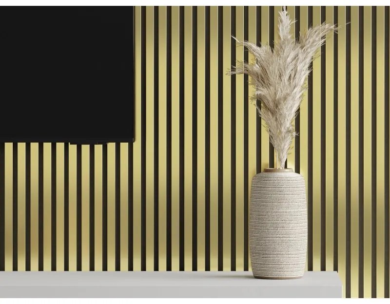 Mexen Lam-F, akustické stenové lamely 275 × 31,5 cm, filc 6 mm, zlatá, S105-275317-2812-057