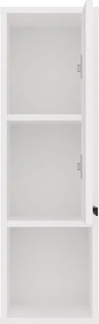 Závěsná horní koupelnová skříňka Mexy W1D 25,5 cm bílá