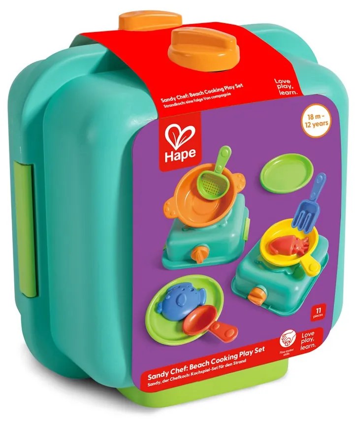 Súprava báboviek pre šéfkuchárov - hračka na piesok - 11 ks