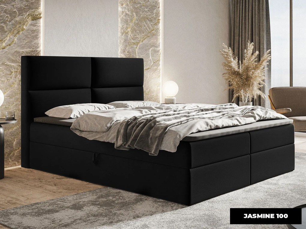 PROXIMA.store - Kontinentálna boxspring posteľ LARYSA ROZMER: 140 x 200 cm, TYP MATRACA: BONELLOVÉ PRUŽINY, VRCHNÝ MATRAC (TOPPER): BEZ TOPPERU