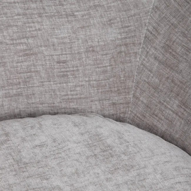 Kreslo LUNAIRE zamatové, sivé 872162