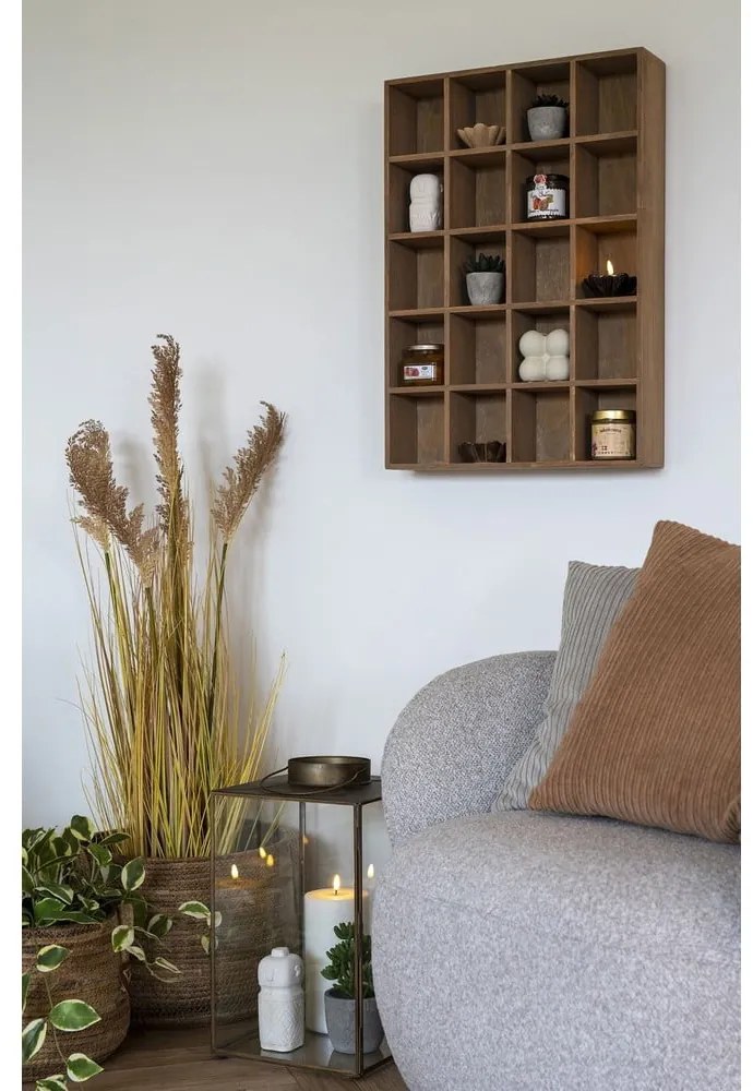Poschodová polica z borovicového dreva v prírodnej farbe 44 cm Moss – House Nordic