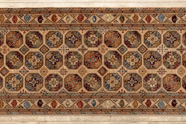 Behúň KESHAN 7874/53555 béžový / terakota