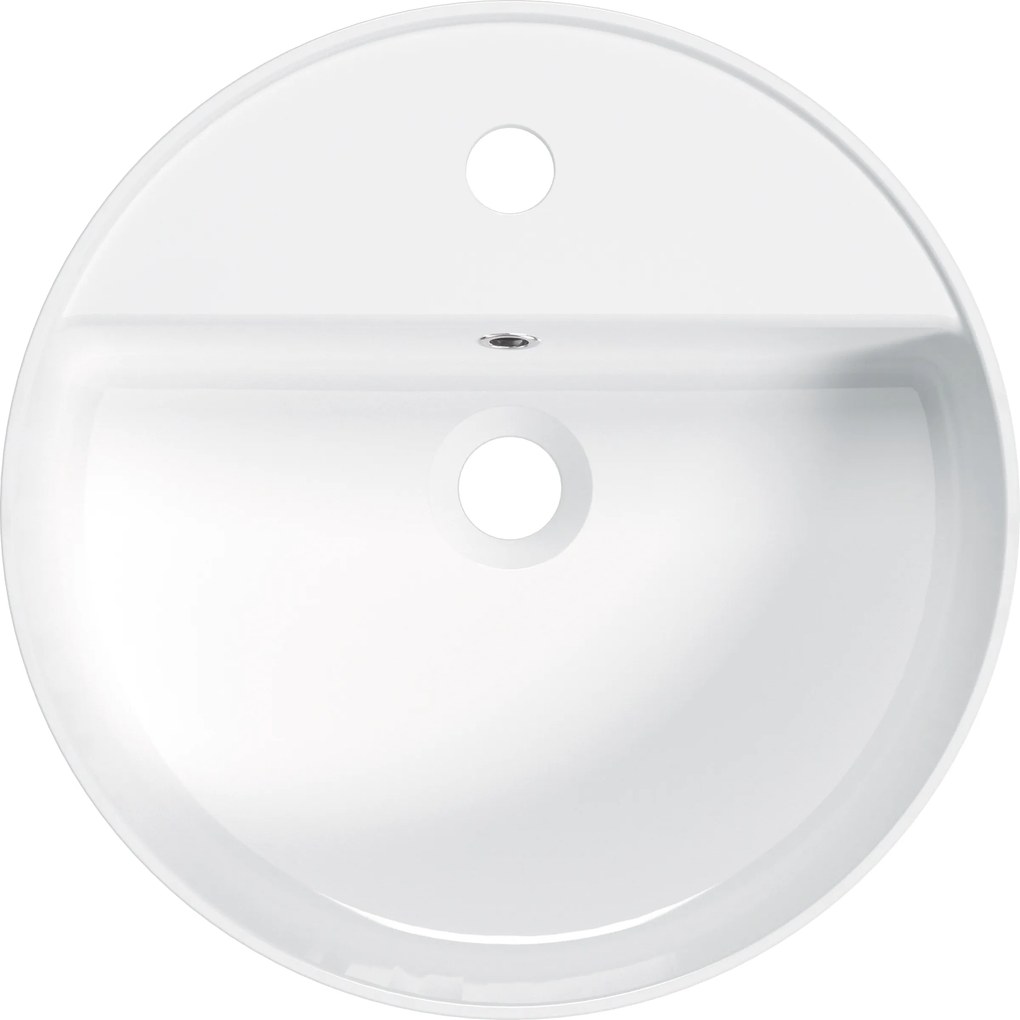 Deante Umývadlo na dosku Round ø42 cm - CGR 6U4B, keramika